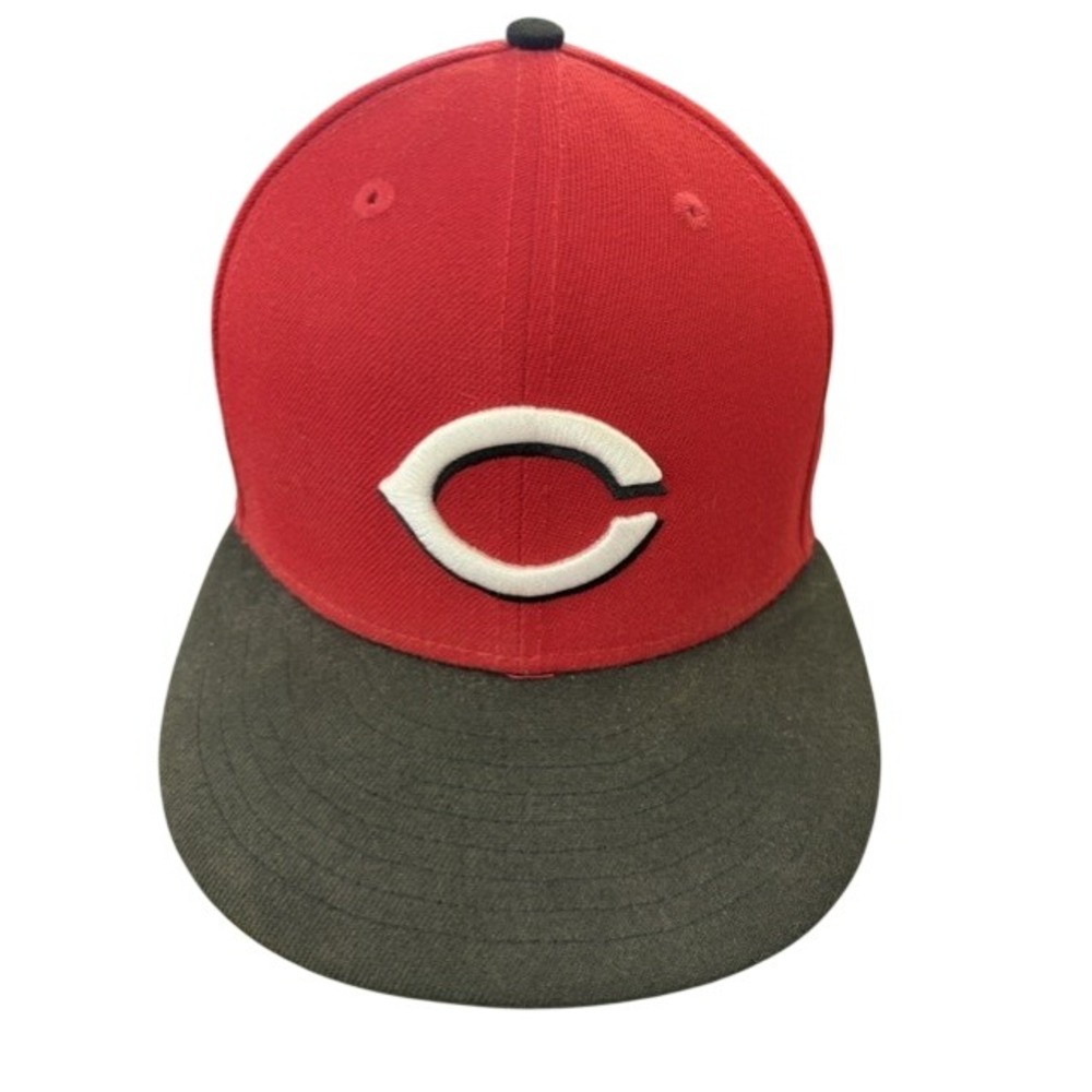 New Era 59FIFTY Cincinnati Reds MLB Authentic Collection Fitted Hat Red Black